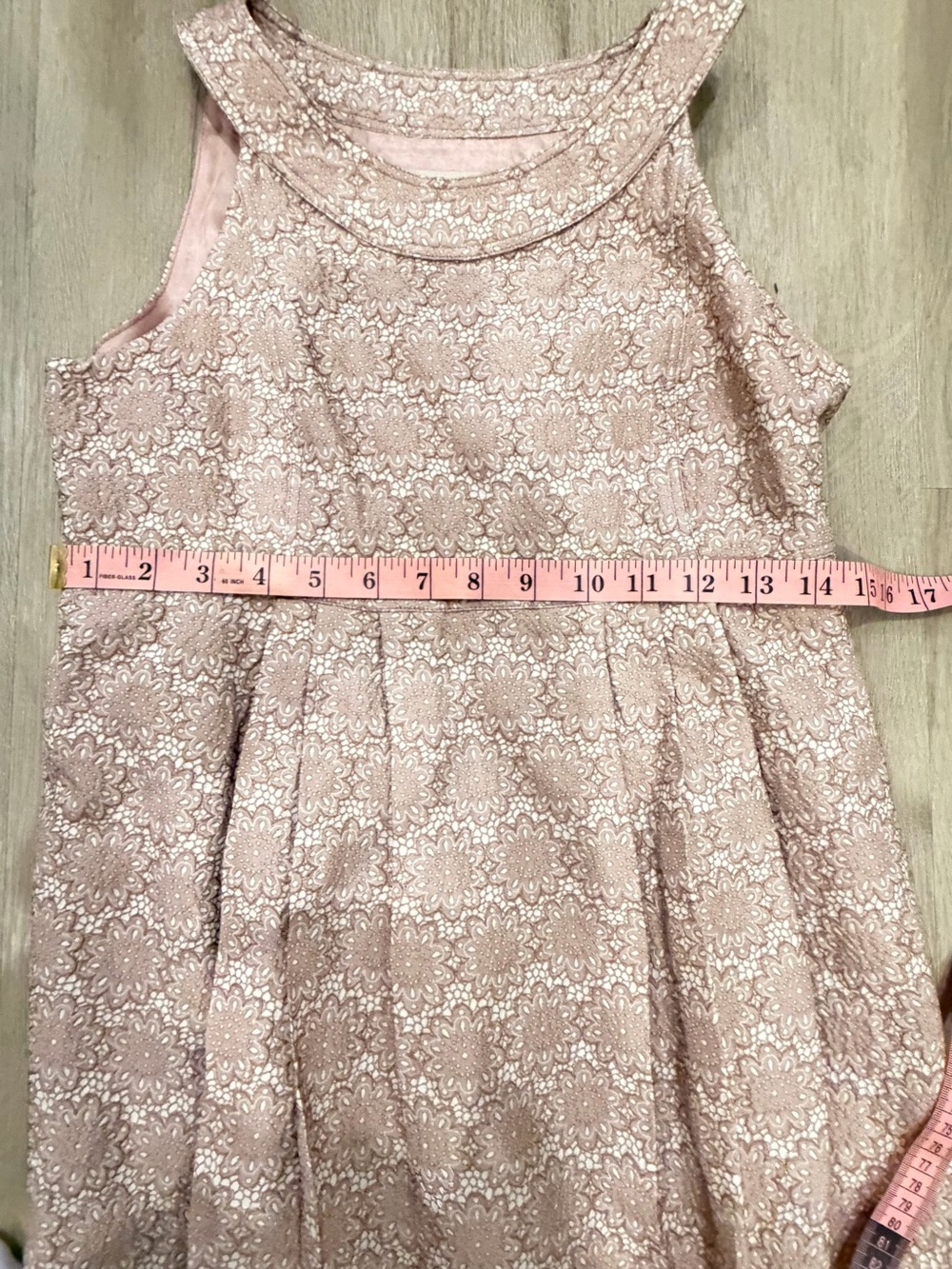Burberry Pink Floral Lace Sleeveless Party Dress - Picture 4 of 5